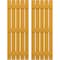Ekena Millwork Americraft 5-Board, 3 Batten Exterior Real Wood Spaced Board-n-Batten Shutters, ARW401SB519X66TUH, PR ARW401SB519X66TUH - alternate 1